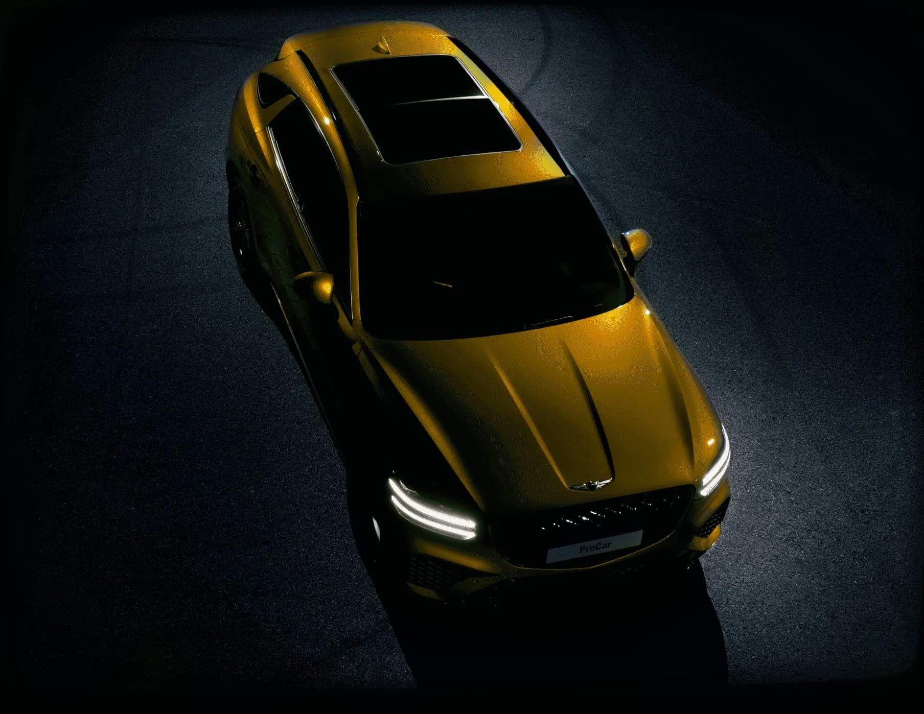 Yellow car